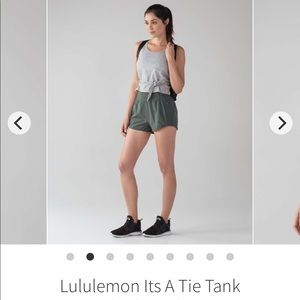Lululemon it’s a tie tank